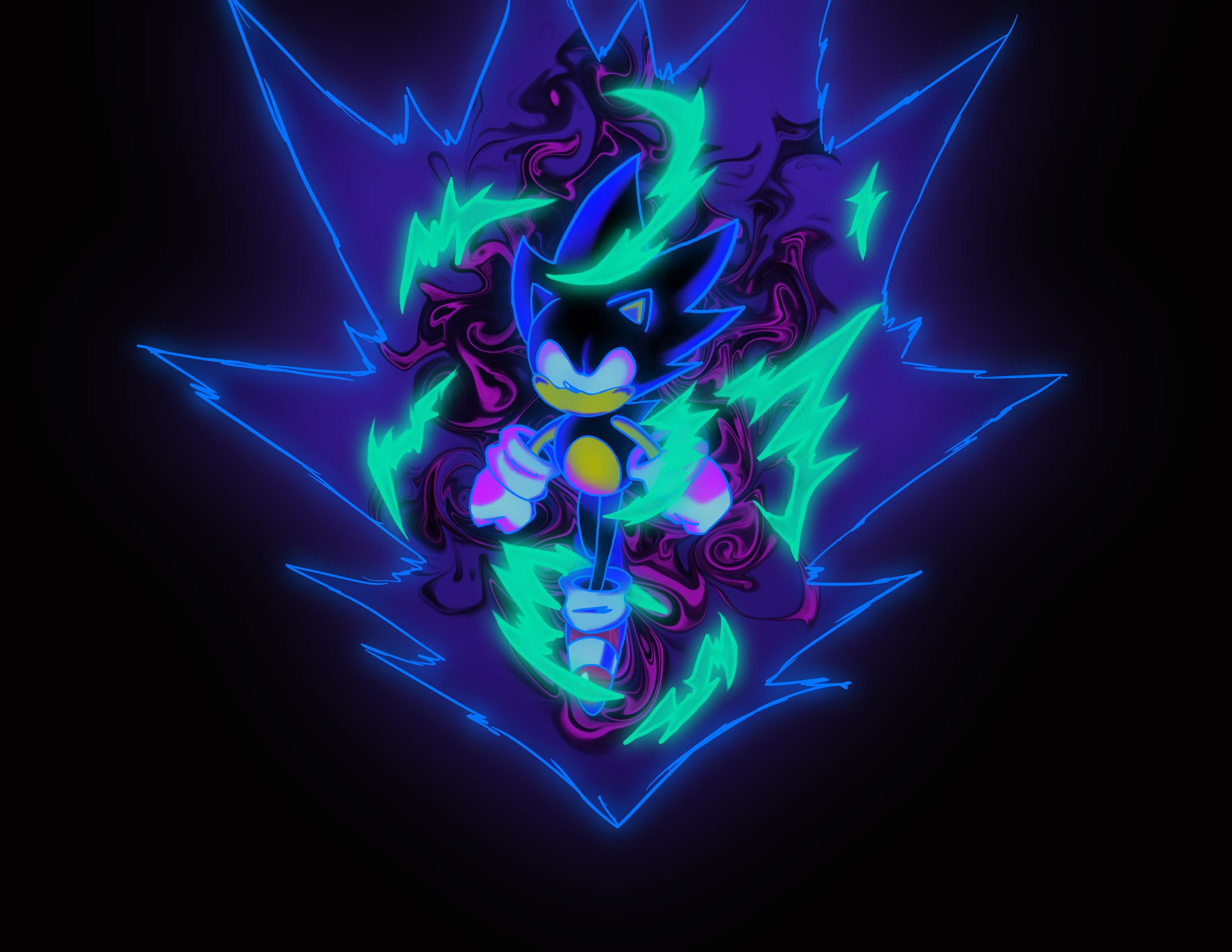 Evil Sonic Peluche Jouet Sonic Peluche Poupée Dark Sonic Peluche De  Populaire Sonic Jeux Cadeau Pour Les Fans