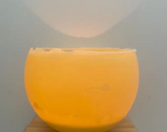 Lantern made from beeswax