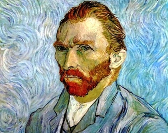 Van Gogh Art - Counted Cross Stitch Classic Painting Pattern / Vincent Van Gogh / Man Embroidery / Famous Artwork / PDF Instant Download
