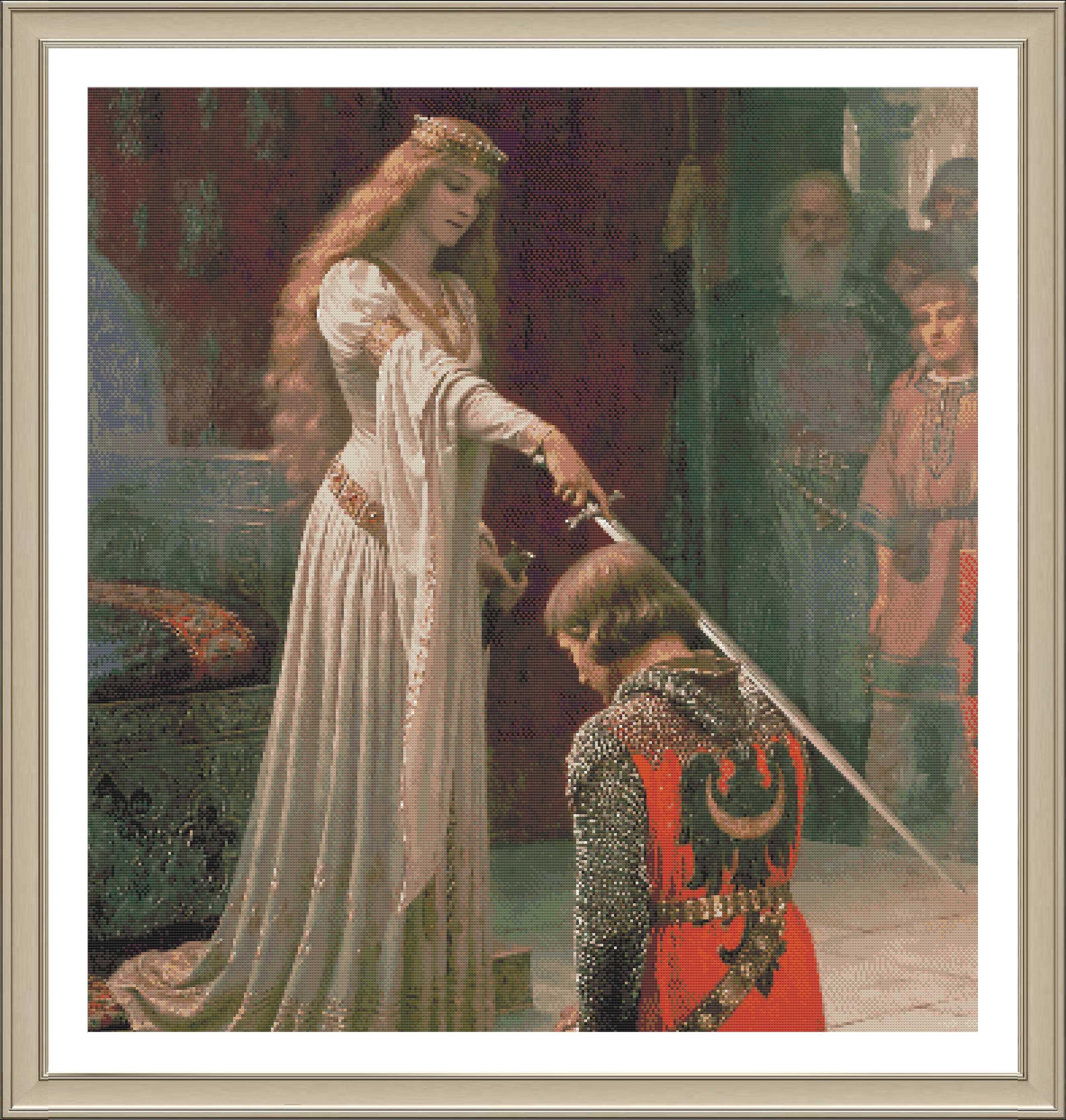 Accolade - Counted Cross Stitch Classic Painting Pattern / Edmund