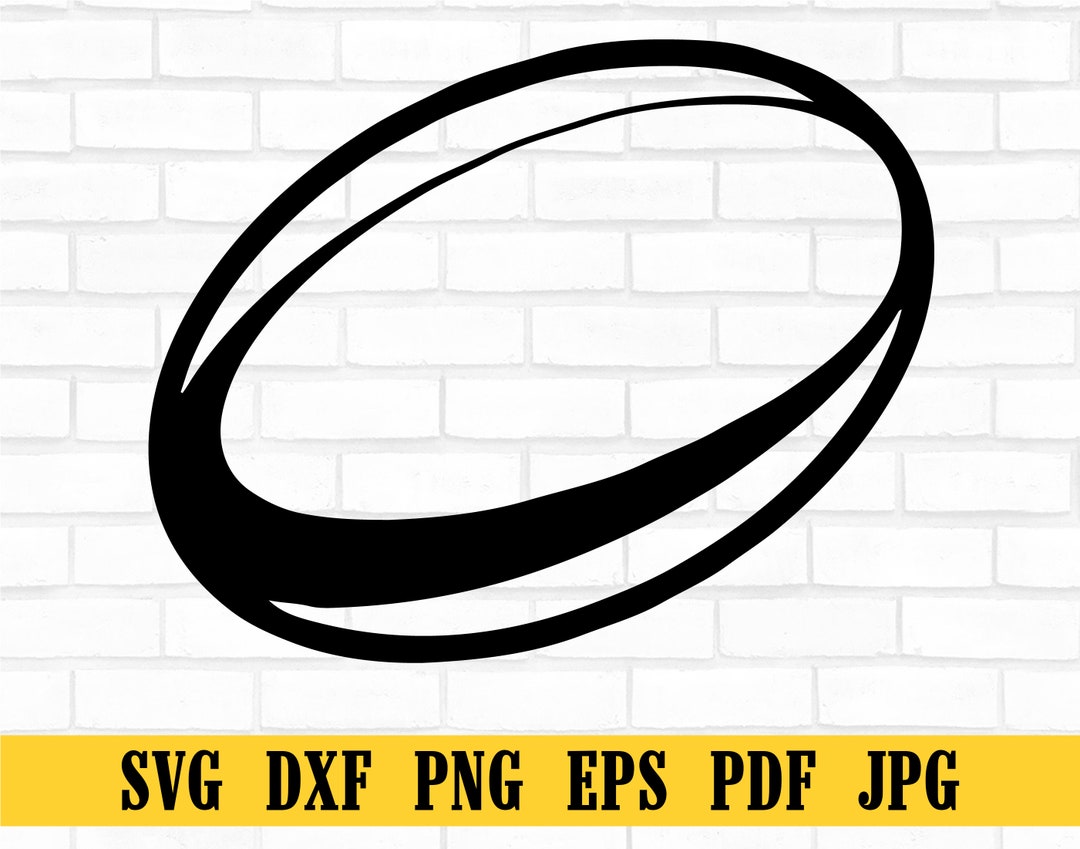 Rugby Ball SVG Rugby PNG Football Clipart Football Cut Etsy UK