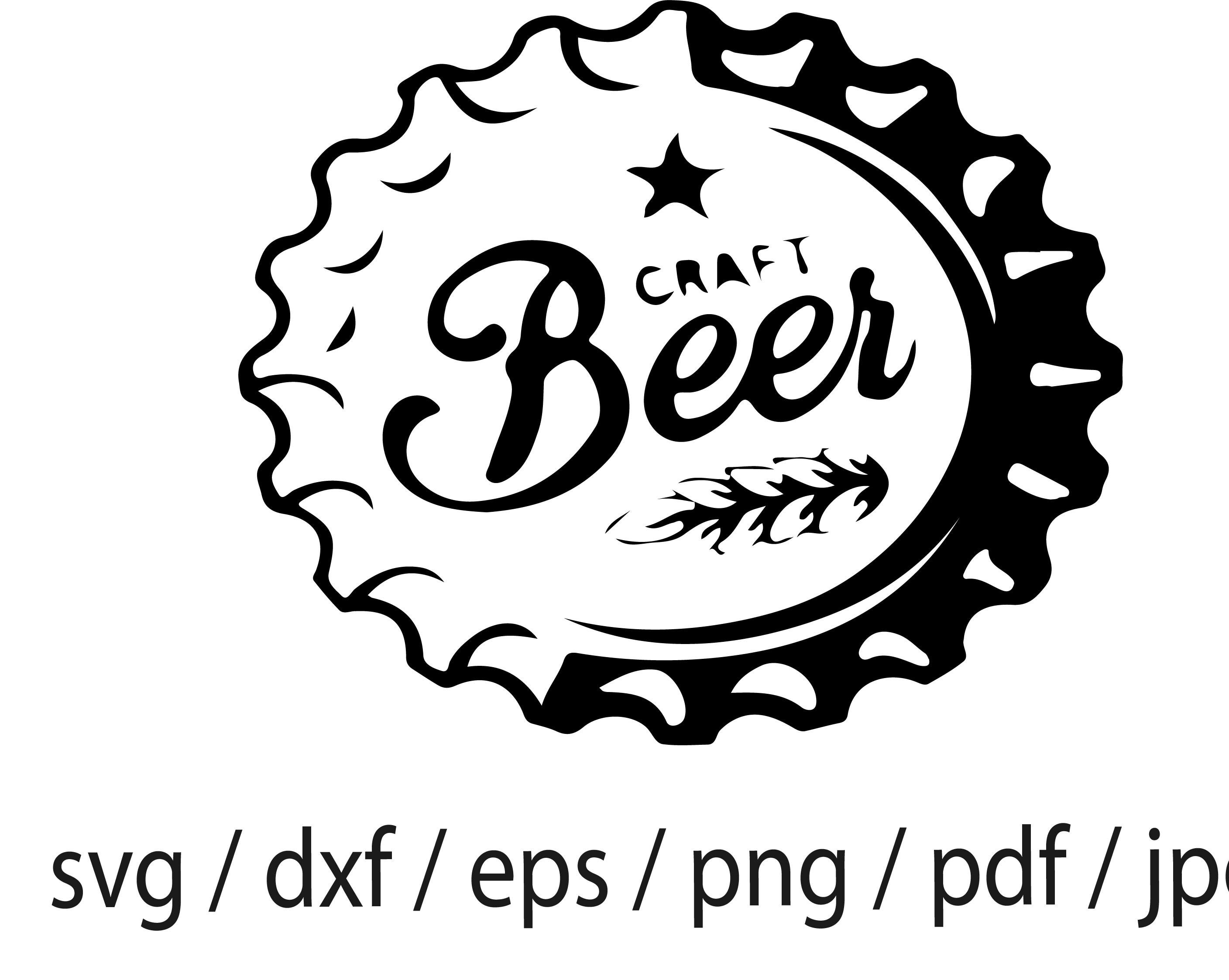 Beer Bottle Cap Svg File Beer Svg Bottlecap Svg Alcohol Etsy Singapore