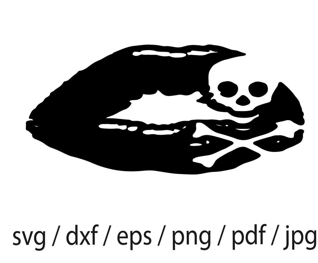 Lips and Skull SVG Lip Skull Print Kiss Svg Lips Skull SVG Etsy