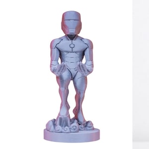 Iron Man Controller Stand STL File | 3D Print Gaming Controller Holder, Phone Stand, Joystick Holder Iron Man Desk Decor Gift PS4 PS5