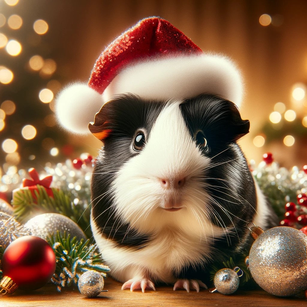 Handcrafted Christmas Guinea Pig Cards: Premium Luster Photo Paper Set ...