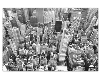 NYC in Black and White - Canvas Gallery Wraps, Wall Art Prints, Visual Arts, Canvas Prints, Gift Wall Art, high image quality, Landscape