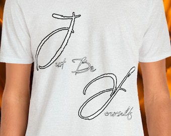 Just Be Yourself-1, Unisex Jersey Short Sleeve Tee, t shirt, tshirt, original t-shirt, fun t-shirt, creative, symbolic t-shirts, gift idea