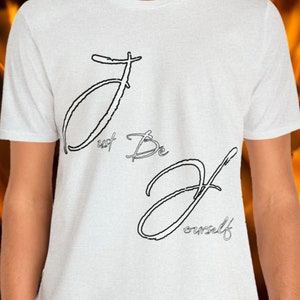 Just Be Yourself-1, Unisex Jersey Short Sleeve Tee, t shirt, tshirt, original t-shirt, fun t-shirt, creative, symbolic t-shirts, gift idea