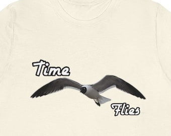 Time Flies© - Original T-Shirt Design - Short Sleeve Tee, t shirt, tshirt, t-shirt for him, t-shirt for her, men's t-shirts, women's tee