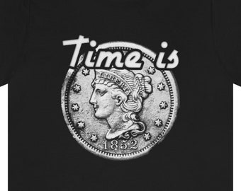 Time is© - Original T-Shirt Design - t-shirt, t-shirt, t-shirt pour lui, t-shirt pour elle, t-shirts pour hommes, t-shirts pour femmes, t-shirt à manches courtes