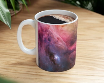 Orion Nebula Part - Ceramic Mug 11oz, Coffee Mugs, Symbolic Mug, gift idea, Kitchen, Dining, Drink, Barware, Drinkware, Mugs, C handle, Mug