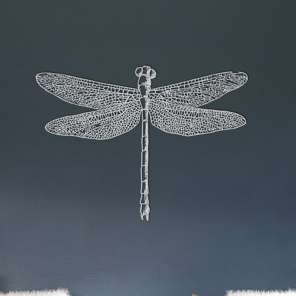 Large Dragonfly Metal Wall Art Decor, Dragonfly Animal Home Decor, Oversized Decorative Wall Products, Metal Wall Chart, Animal Metal Decor