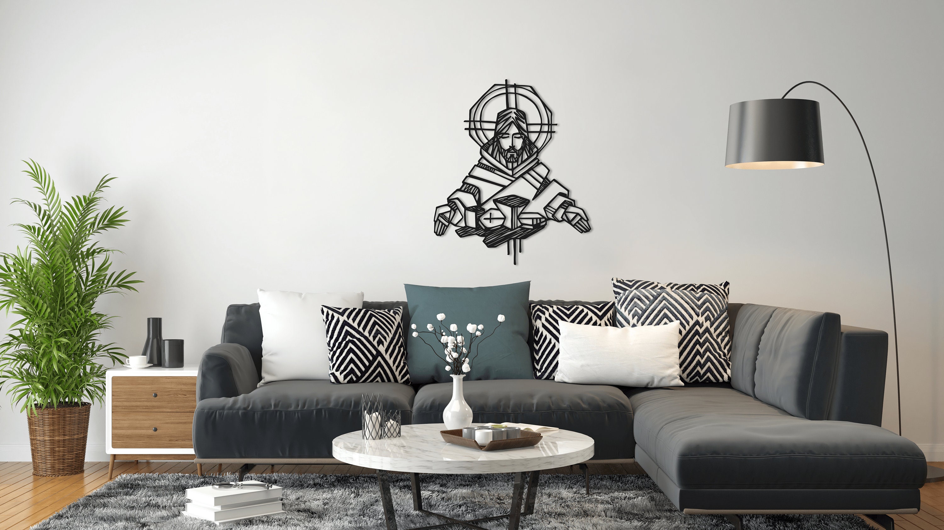 Jesus Metal Wall Art Religious Metal Wall Decor Christian Etsy