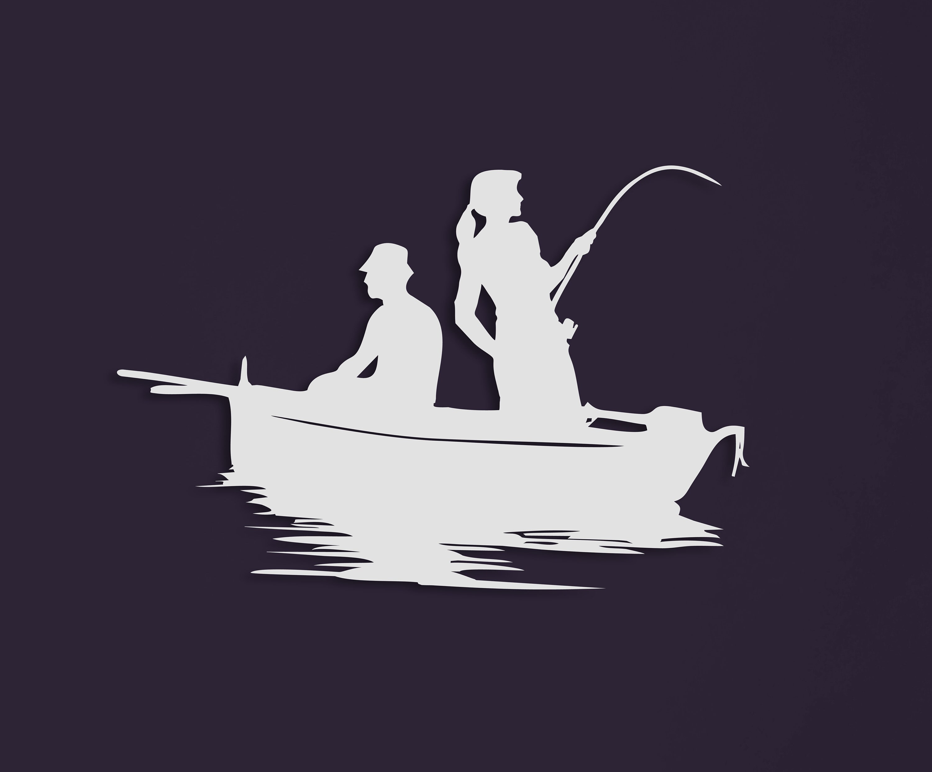 Fisherman Metal Wall Decor, Fishing Wall Art, Gift for Fisher, Fisher