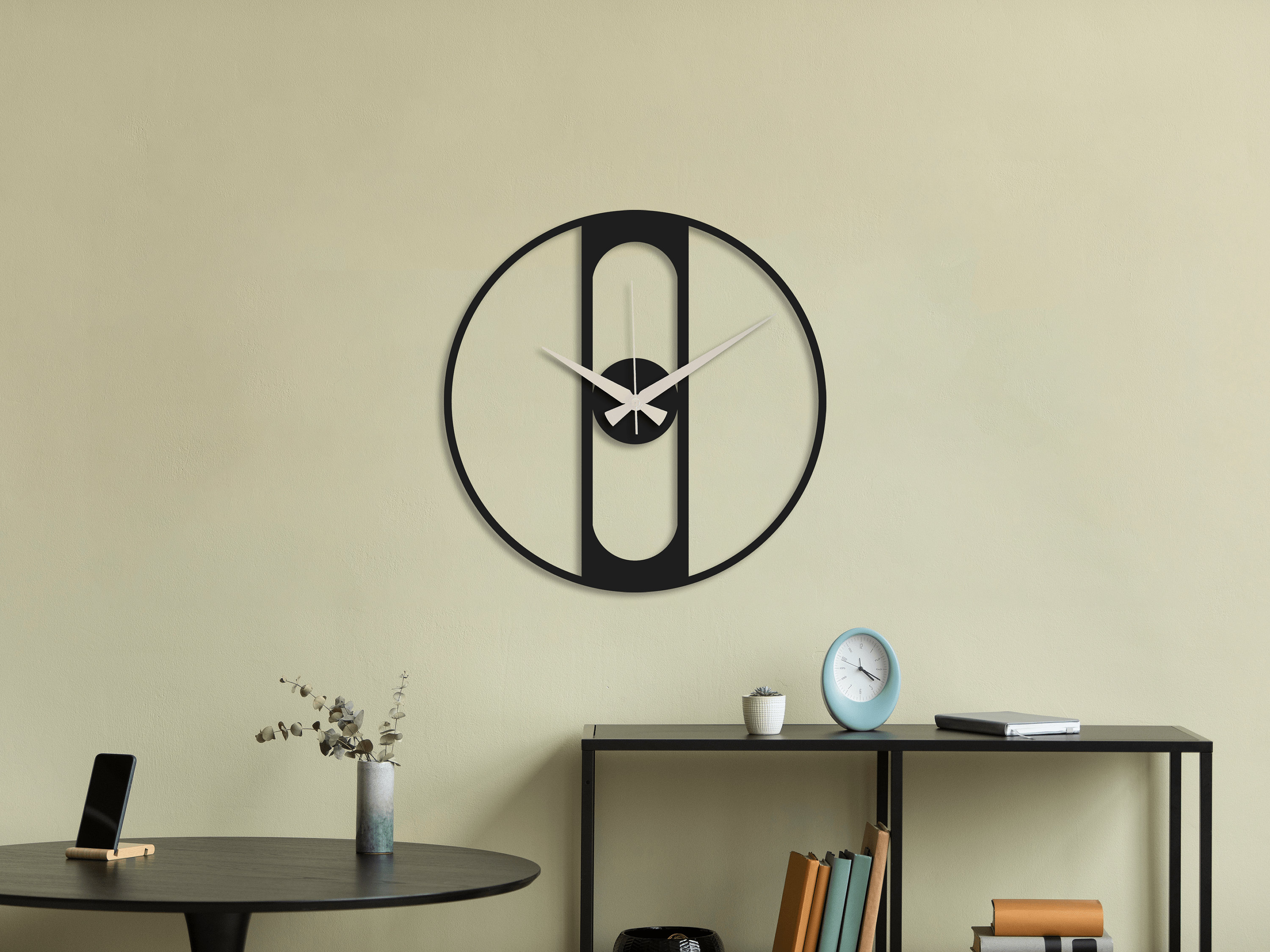 Modern Design Metal Wall Clock, Unique Clock for Wall, Minimalist ...