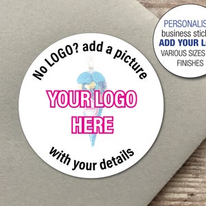 LOGO personnalisé Photo image image étiquettes autocollants personnalisés petite entreprise merci emballage cadeau médias sociaux marque sceau 416