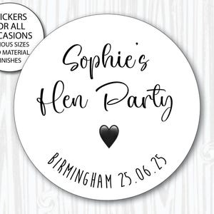 Pegatinas personalizadas para despedida de soltera, invitaciones a fiestas, etiquetas para conos de dulces, etiquetas de agradecimiento para bolsas de fiesta, etiquetas de regalo, sellos para recuerdos de boda 1359