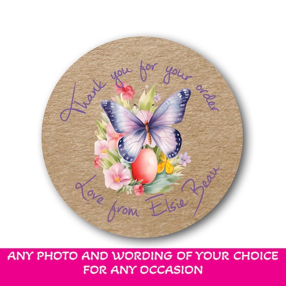 120 Pezzi Grazie Per Il Tuo Ordine Adesivi Etichette Kraft/rosa Per - Foto 11