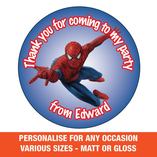 Spider Man Stickers Etsy