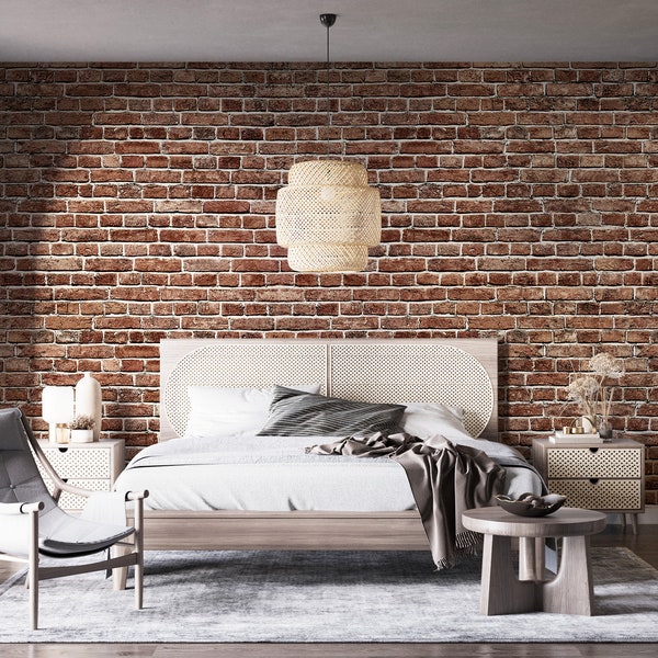 Brick Wallpaper for Office Etsy