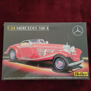 Heller Mercedes 500K,  #80710, 1:24, sealed, 1990’s reissue