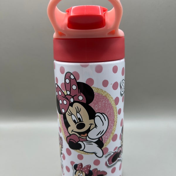 Kids Toddlers 12oz Stainless Steel Hot/Cold Disney Minnie Mouse Tumbler