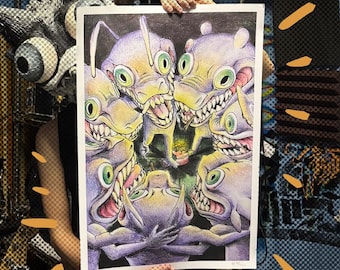 Monster Birthday - SIGNED ART PRINT 2026 Collection
