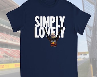 SIMPLY LOVELY Shirt | Max Verstappen T-Shirt | Redbull | Formula One Fans | F1 Merchandise | Christmas Gift