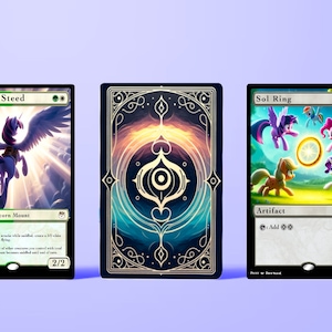 L'amicizia è Magic the Gathering - Set di unicorni MTG proxy a tema My Little Pony