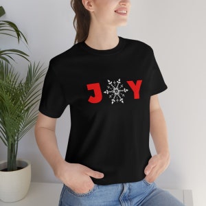 Unisex T-shirt with Christmas design in front and back