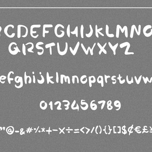 SDhandwritten001 Simple Handwriting font Kids Font Cute Font Crafty Font Canva Font Instant Digital Download image 4