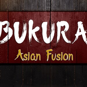 SDAsian-Asian font, 2 family fonts, Brush font, Calligraphy, Logo Font, Instant Digital Download image 3