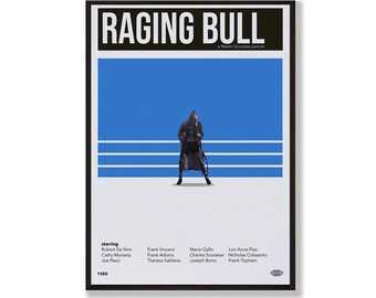 レイジング・ブル映画ポスター、ロバート・デ・ニーロ ジェイク