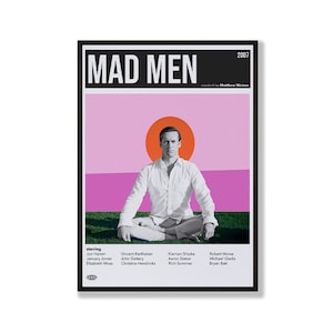 VINTAGE INSPIRED tv Print, Sunset, Retro Movie Poster, Midcentury Modern, Retro TV Show Poster, Minimal Movie Art, Best Movies of All Time