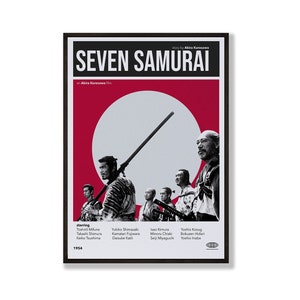 VINTAGE INSPIRED Movie Print, Retro Movie Poster, Midcentury Modern, Retro TV Show Poster, Minimal Movie Art, Best Movies of All Time, Art