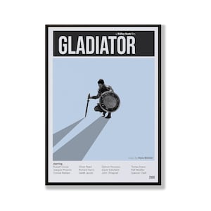 VINTAGE INSPIRED Movie Print, Retro Movie Poster, Midcentury Modern, Retro TV Show Poster, Minimal Movie Art, Best Movies of All Time, Art
