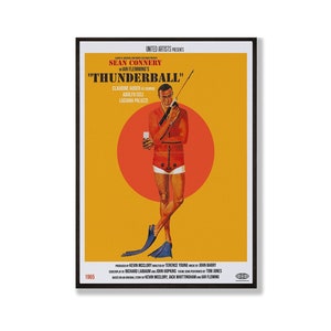 VINTAGE INSPIRED Movie Print, Retro Movie Poster, Midcentury Modern, Retro TV Show Poster, Minimal Movie Art, Best Movies of All Time, Art