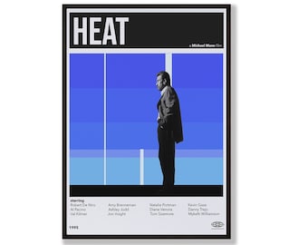 Vintage Inspired Movie Poster, Minimalist Art Print