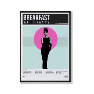 VINTAGE INSPIRED Movie Print, Retro Movie Poster, Midcentury Modern, Retro TV Show Poster, Minimal Movie Art, Best Movies of All Time, Art