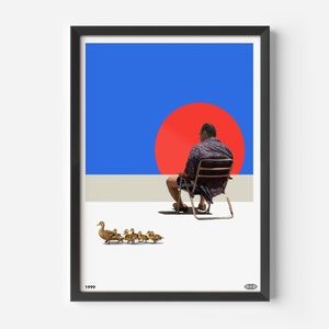 VINTAGE INSPIRED tv show Print, Retro Movie Poster, Midcentury Modern, Retro TV Show Poster, Minimal Movie Art, Best Movies of All Time, Art
