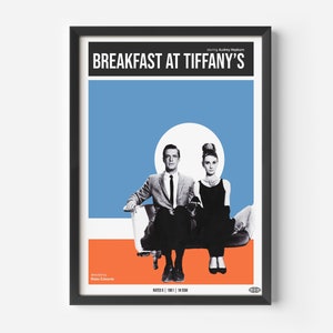 VINTAGE INSPIRED Movie Print, Retro Movie Poster, Midcentury Modern, Retro TV Show Poster, Minimal Movie Art, Best Movies of All Time, Art