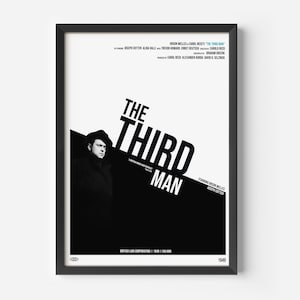 VINTAGE INSPIRED Movie Print, Retro Movie Poster, Midcentury Modern, Retro TV Show Poster, Minimal Movie Art, Best Movies of All Time, Art