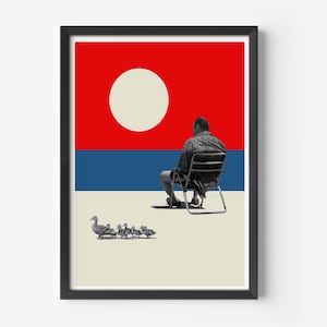 VINTAGE INSPIRED tv show Print, Retro Movie Poster, Midcentury Modern, Retro TV Show Poster, Minimal Movie Art, Best Movies of All Time, Art