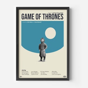 VINTAGE INSPIRED Movie Print, Retro Movie Poster, Midcentury Modern, Retro TV Show Poster, Minimal Movie Art, Best Movies of All Time, Art