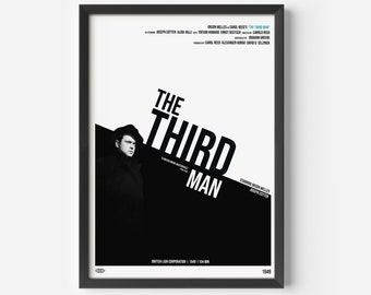 Póster de película retro: impresión artística minimalista de inspiración vintage