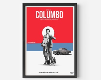 Retro TV Show Poster, Minimalist Movie Art Print