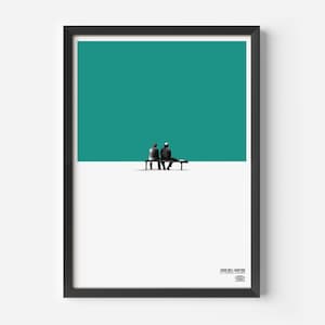 Minimalist Movie Poster: Retro Mid-Century Modern Art Print