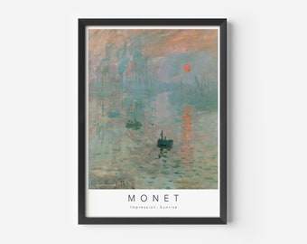 クロード・モネ「バヴォール通り」、オンフルール、ミッドセンチュリー