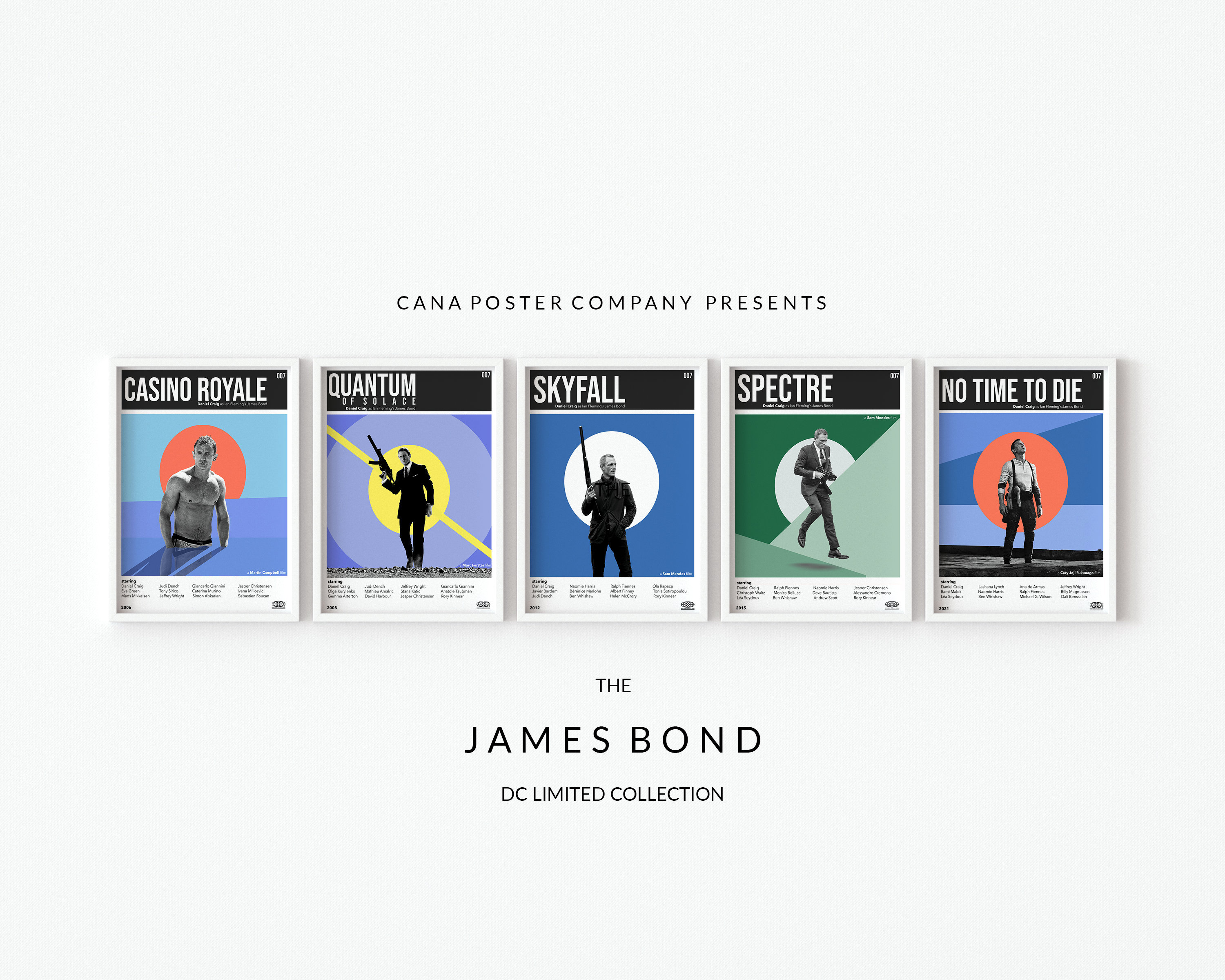 The DC James Bond Collection - Limited Edition Set of 5