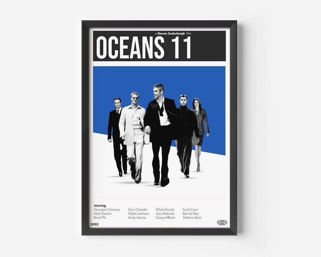 Ocean s 11 Movie Poster Minimalist Retro Art Print Etsy ocean-s-11-movie-poster-minimalist-retro-art-print-etsy